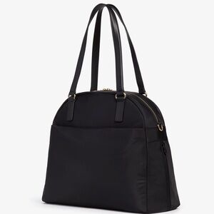 Lo & Sons OMG Overnight Bag, Black, Gold, Lavender.  Travel/Laptop Bag